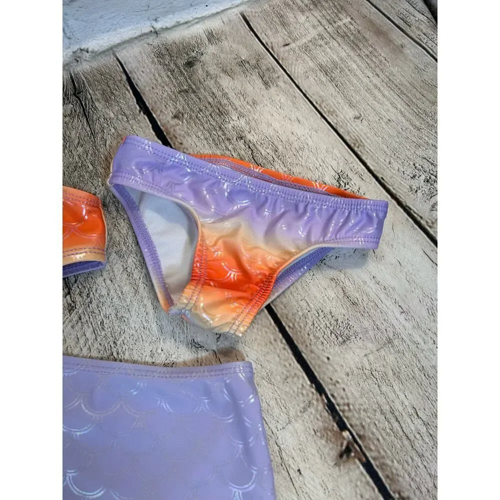 WONDER NATION Girl’s 3-Piece Mermaid Swim Set / Size: 12 Months